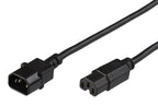 Microconnect PE011405 power cable Black 0.5 m C14 coupler C15 coupler