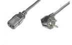 Mercodan 580820014 power cable Black 1.8 m Power plug type F C13 coupler