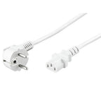 Microconnect PE010430W power cable White 3 m Power plug type E+F C13 coupler