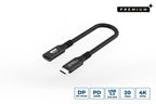 Microconnect USB3.2CC015EX USB cable USB 3.2 Gen 2x2 0.15 m USB C 20 Gbit/s 240 W Black