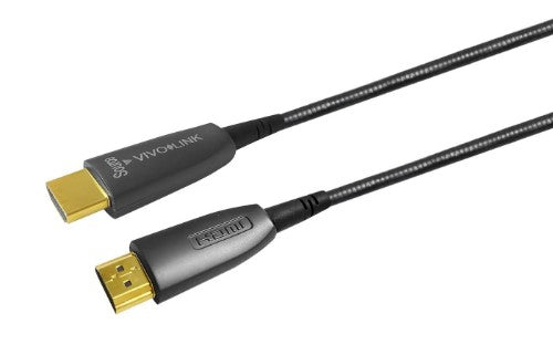 Vivolink 50m OPTIC HDMI 4K Amored cable on drum HDMI cable HDMI Type A (Standard) Black