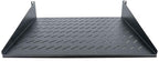 Intellinet 19" Cantilever Shelf, 2U, 2-Point Front Mount, 400mm Depth, Vented, Max 25kg, Black, Three Year Warranty