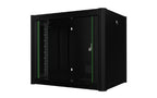 Lanview RWP09U45BL rack cabinet 9U Wall mounted rack Black