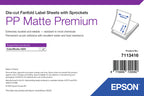 Epson PP Matte Label Premium, Die-cut Fanfold Sheets with Sprockets, 203mm x 152mm, 1000 Labels