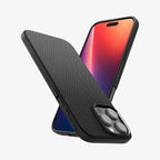 Spigen Liquid Air mobile phone case 16 cm (6.3") Cover Black