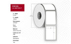 Capture CA-3007209-T printer label White