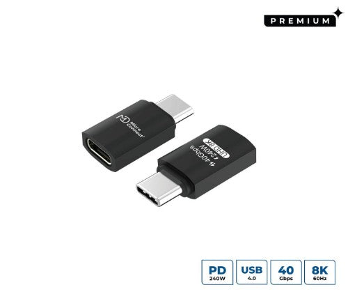 Microconnect USB4-CCF-240W USB cable USB4 Gen 3x2 0 m USB C Black