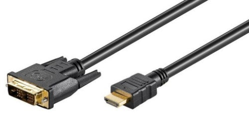Microconnect HDM1918105 video cable adapter 0.5 m HDMI Type A (Standard) DVI-D Black