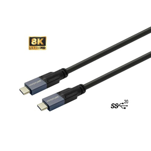 Vivolink PROUSBCMM7 USB cable USB 3.2 Gen 2x2 7 m USB C 100 W Black