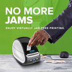 DYMO LabelWriter 550 Turbo Label Printer | Label Maker with High-Speed Direct Thermal Printing | Automatic Label Recognition | Prints Shipping Labels & More with USB/LAN Connectivity | EU 2 Pin Plug