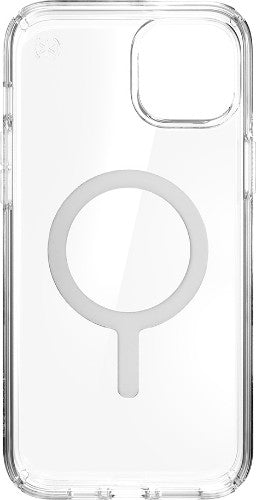 Speck Presidio Perfect Clear + MS Apple iPhone 14 Plus/15 Plus Clear - with Microban