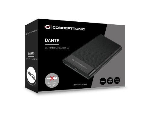 Conceptronic DANTE06B 2.5" Hard Drive Box USB 3.0