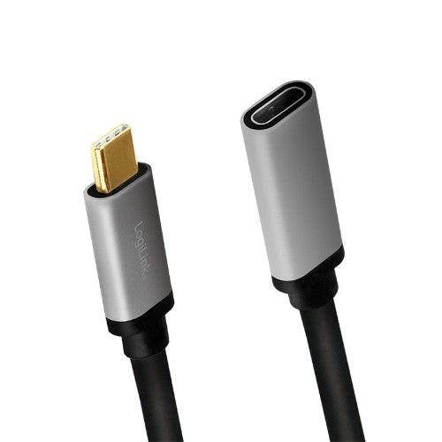 LogiLink CUA0105 USB cable USB 3.2 Gen 2 (3.1 Gen 2) 0.5 m USB C Black, Grey
