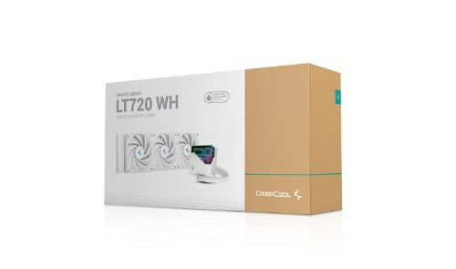 DeepCool LT720 WH Processor All-in-one liquid cooler 12 cm White 1 pc(s)
