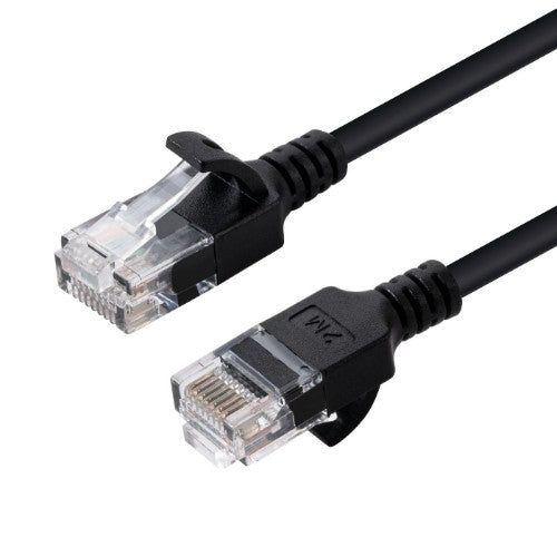 Microconnect V-UTP6015S-SLIM networking cable Black 1.5 m Cat6 U/UTP (UTP)