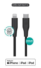 eSTUFF ES602180 lightning cable 1 m Black