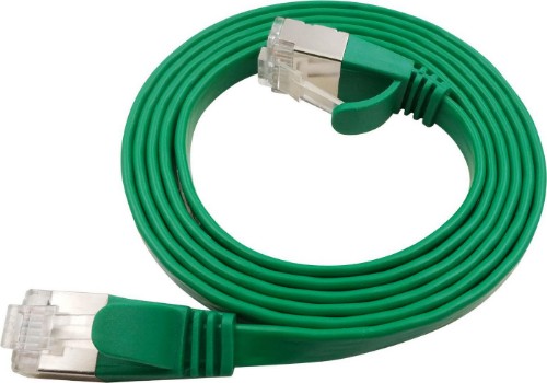 LinkIT STP-FL6A-00500-GR networking cable Green 5 m Cat6a U/FTP (STP)