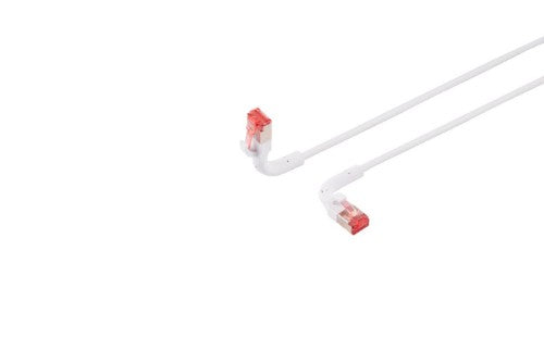 Lanview LV-6AFTP-FLEX-ANG-0025W networking cable White 0.25 m Cat6a U/FTP (STP)