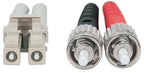 Intellinet Fiber Optic Patch Cable, OM3, ST/LC, 2m, Aqua, Duplex, Multimode, 50/125 µm, LSZH, Fibre, Lifetime Warranty