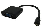 Microconnect HDMIDVGAB video cable adapter 0.25 m HDMI Type D (Micro) VGA (D-Sub) Black