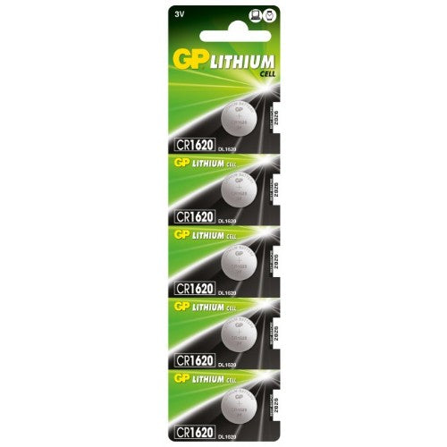 GP Batteries Lithium CR1620 Single-use battery Lithium-Manganese Dioxide (LiMnO2)