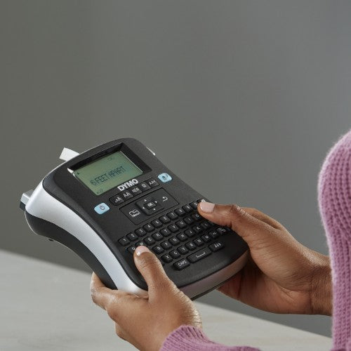 DYMO LabelManager Desktop Label Maker | 210D+ All-Purpose Portable Label MakerEasy-to-UseOne-Touch Smart KeysQWERTY KeyboardLarge DisplayFor Home & Office Organisation (EU Plug)