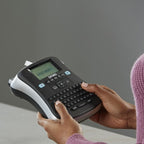 DYMO LabelManager 210D+ Handheld Label Maker Kit | QWERTY Keyboard | with 12mm Black on White D1 Labels & Carrying Case
