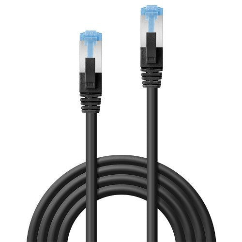 Lindy 47176 networking cable Black 0.5 m Cat6a S/FTP (S-STP)