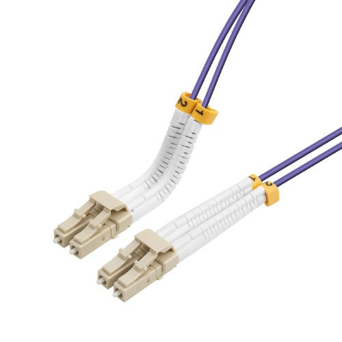 Lanview LVO231812-FLEX InfiniBand/fibre optic cable 3 m LC Purple