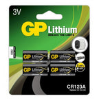 GP Batteries Lithium CR 123A Single-use battery CR123A Lithium-Manganese Dioxide (LiMnO2)