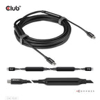 CLUB3D USB 3.2 Gen2 Type C to C Active Bi-directional Cable 8K60Hz M/M 5m/16.4ft