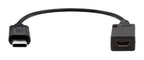 ProXtend USBC-MICROB-0002 USB cable USB 2.0 0.2 m Micro-USB B Black