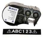 Brady M4C-750-595-BK-WT printer label Black, White Self-adhesive printer label
