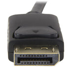 StarTech.com 6.6ft (2m) DisplayPort to HDMI Cable - 4K 30Hz - DisplayPort to HDMI Adapter Cable - DP 1.2 to HDMI Monitor Cable Converter - Latching DP Connector - Passive DP to HDMI Cord
