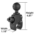RAM Mounts Tough-Claw Small Clamp Ball Base