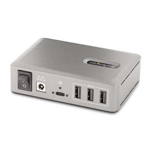 StarTech.com 10-Port USB-C Hub - 8x USB-A/2x USB-C - Self-Powered w/65W Power Supply - USB 3.1 10Gbps - Desktop/Laptop USB Hub w/USB-IF Certified 3ft Locking Cable, USB C Hub - TAA