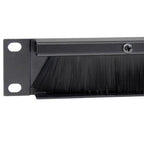StarTech.com 1U High-density Brush Strip Cable Management Panel, Sturdy Steel Horizontal Data Centre Cable Organizer