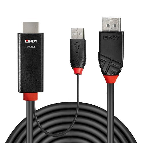 Lindy 2m HDMI to DisplayPort Cable