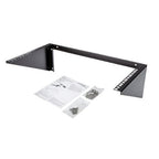 StarTech.com 6U Wall Mount Patch Panel Bracket – 19 in – Steel - Vertical Mounting Bracket for Networking and Data Equipment - TAA