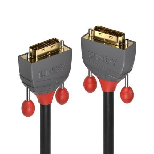 Lindy 15m DVI-D Dual Link Cable, Anthra Line