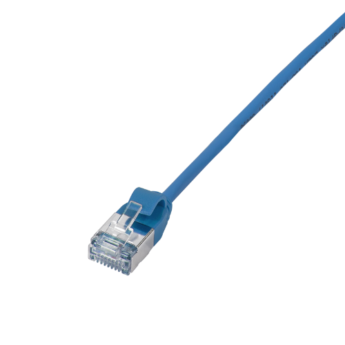LogiLink CQ9026S networking cable Blue 0.5 m Cat6a U/FTP (STP)