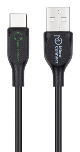 Microconnect ECO-USB3.1CCHAR1B USB cable USB 2.0 1 m USB A USB C Black