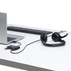 StarTech.com 4-Port USB 2.0 Hub, USB Bus Powered, Small Travel Mini USB Hub, USB 2.0 Splitter, Portable Multi-Port USB Hub, 480Mbps, Overcurrent Protection (OCP)