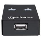 Manhattan USB-A Automatic Sharing Switch, 2x USB-B Ports, 480 Mbps (USB 2.0), Dual Control (Auto-Sensing or Manual), USB powered (no external power supply required), inc 1x 1.5m USB-A to USB-B cable