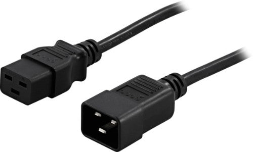 PowerWalker 91010028 power cable Black 1.8 m C19 coupler C20 coupler