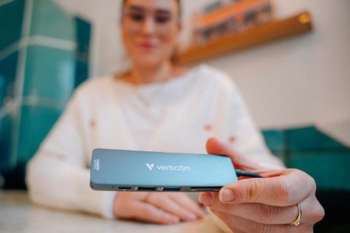 Verbatim USB-C Essentials Multiport Hub 6 ports: HDMI, USB-C PD, USB-A 3.2 Gen 1, USB-A, SD & microSD