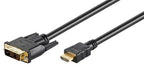 Microconnect HDM191817 video cable adapter 7 m HDMI Type A (Standard) DVI-D Black