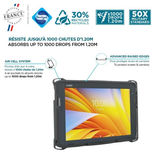 Mobilis 065036 tablet case 20.3 cm (8") Bumper Black