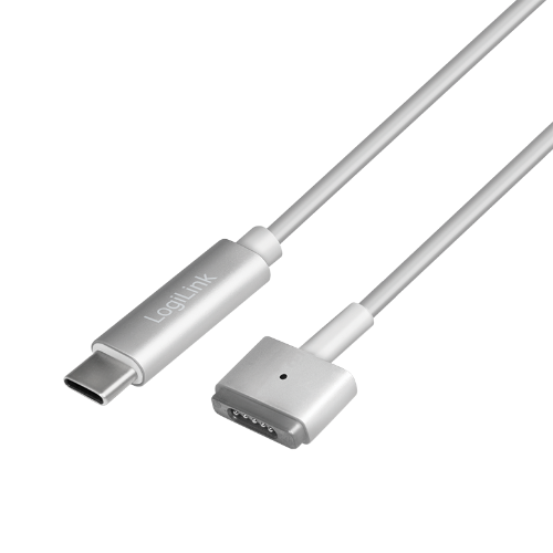 LogiLink USB-C to Apple MagSafe 2 charging cable, silver