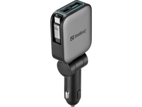Sandberg Car Charger 3in1 72W FlexCable